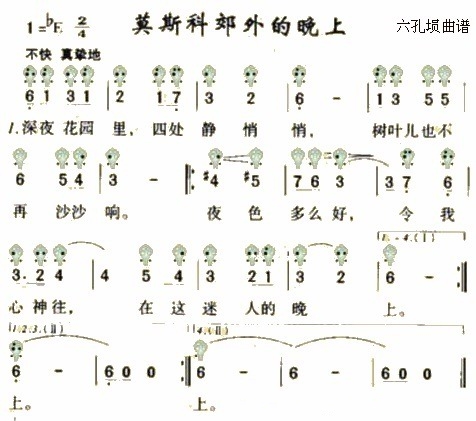 莫斯科郊外的晚上