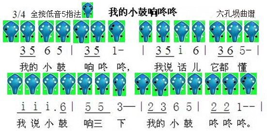 我的小鼓响咚咚