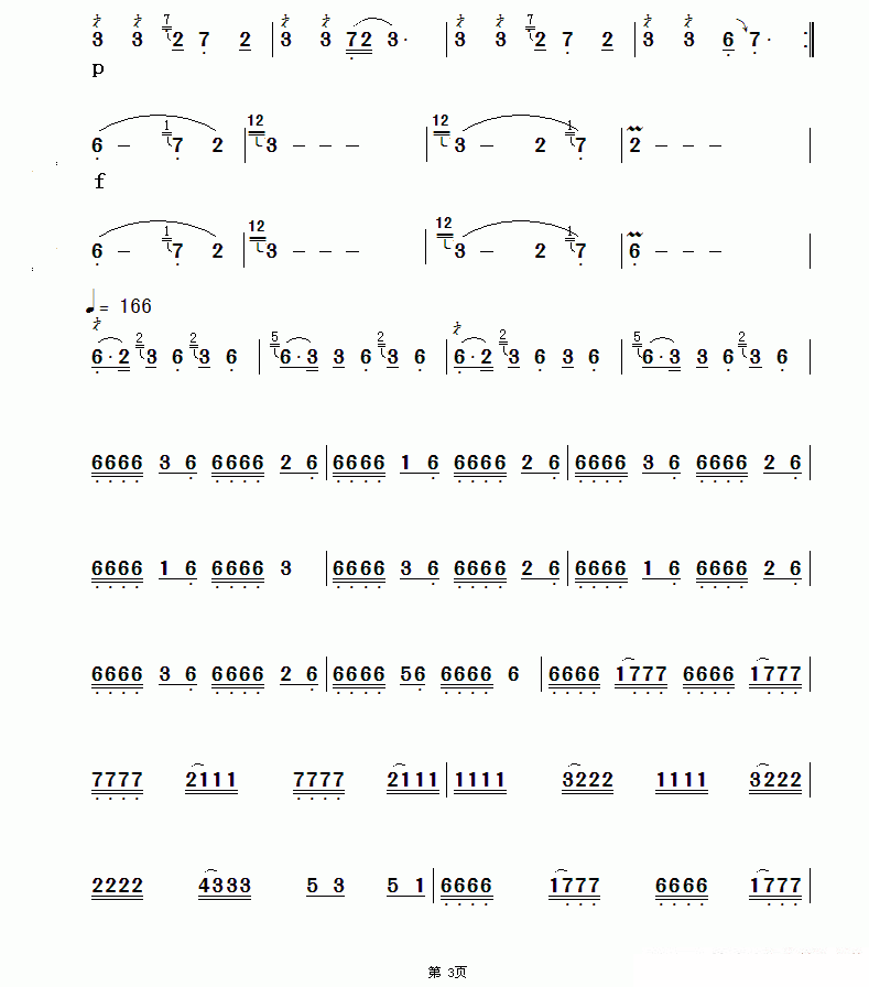 Dream Yelang（hulusi sheet music）