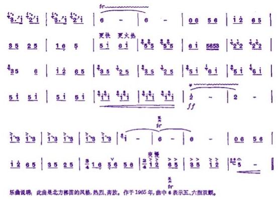 boiling construction site（dizi sheet music）