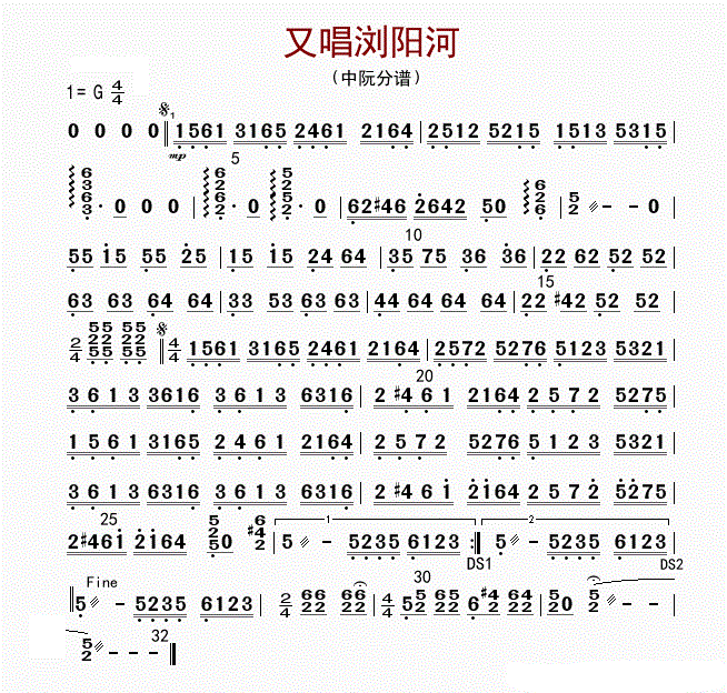 又唱浏阳河（中阮）