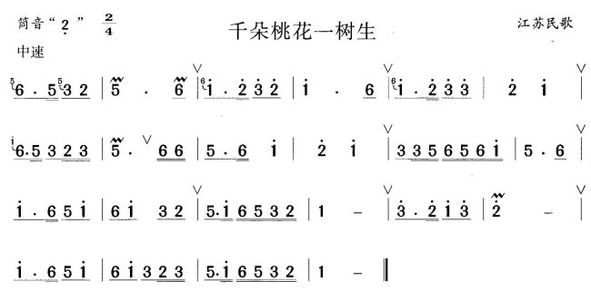 千朵桃花一树生