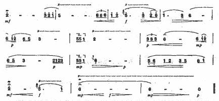 moon night miss（dizi sheet music）