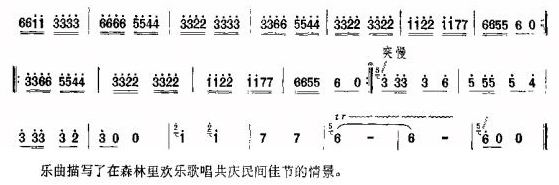 在森林里这样对我歌唱