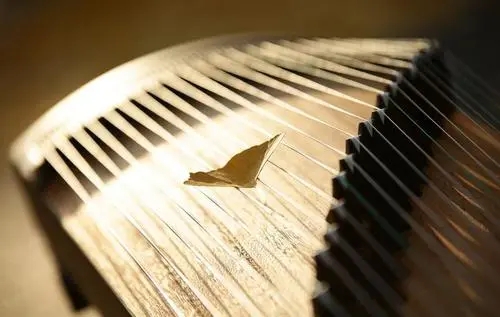 When playing the guzheng, the natural weight can be used to produce a plump and honest sound