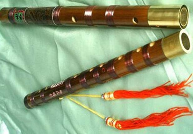 The origin of the double-pipe bamboo flute