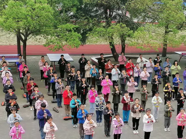 “双减”后的钟祥市柴湖镇全坑小学：丝音满校园 美育润童心