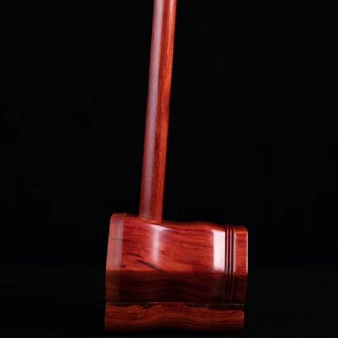 Intuitively identify the method of lobular red sandalwood erhu