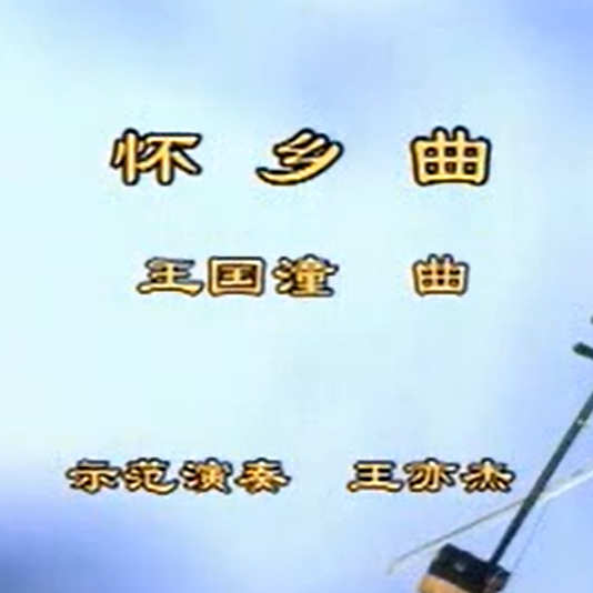 王永德《怀乡曲》二胡演奏讲解 王亦杰示范