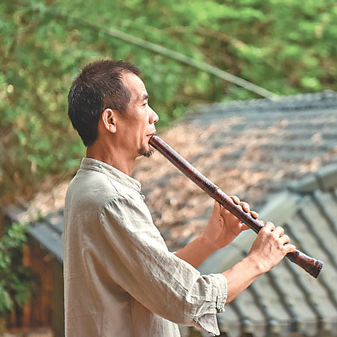 专注传统民族乐器尺八制作的音乐人陆明