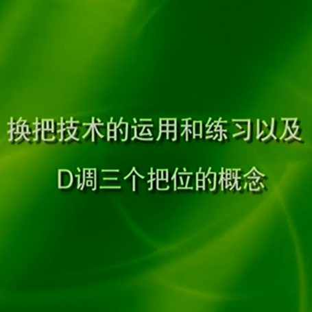 王永德：换把技术的运用和练习以及D调三个把位的概念