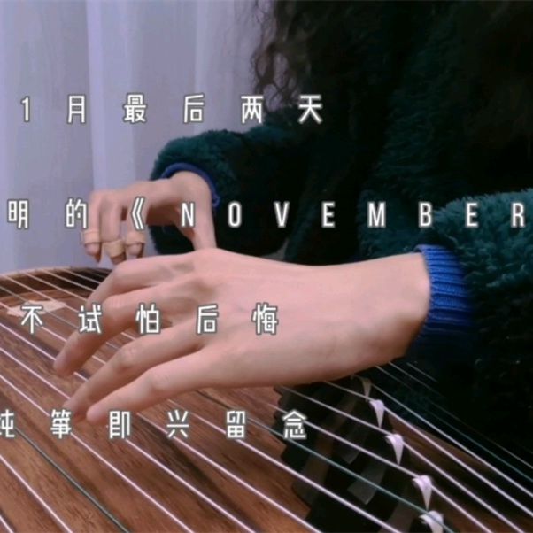 抒情系指弹古筝《November》